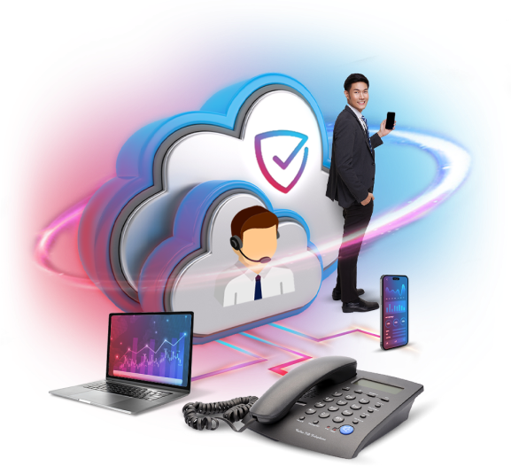 Cloud PBX บริการระบบตู้สาขาโทรศัพท์ ใช้งานในองค์กรผ่านระบบคลาวด์ (Cloud PBX)